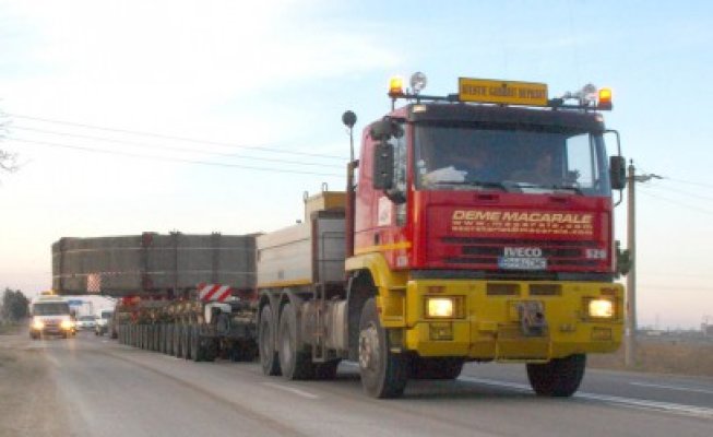 Transport agabaritic pe ruta Bistriţa-Constanţa